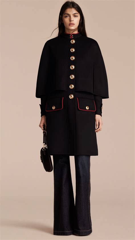 burberry military cape|burberry capes on sale.